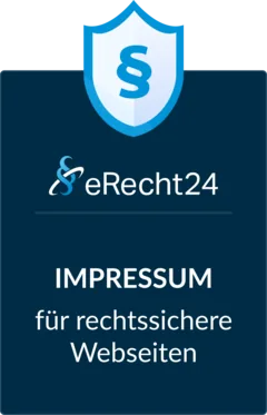 eRecht24 Siegel: Impressum für rechtssichere Webseiten